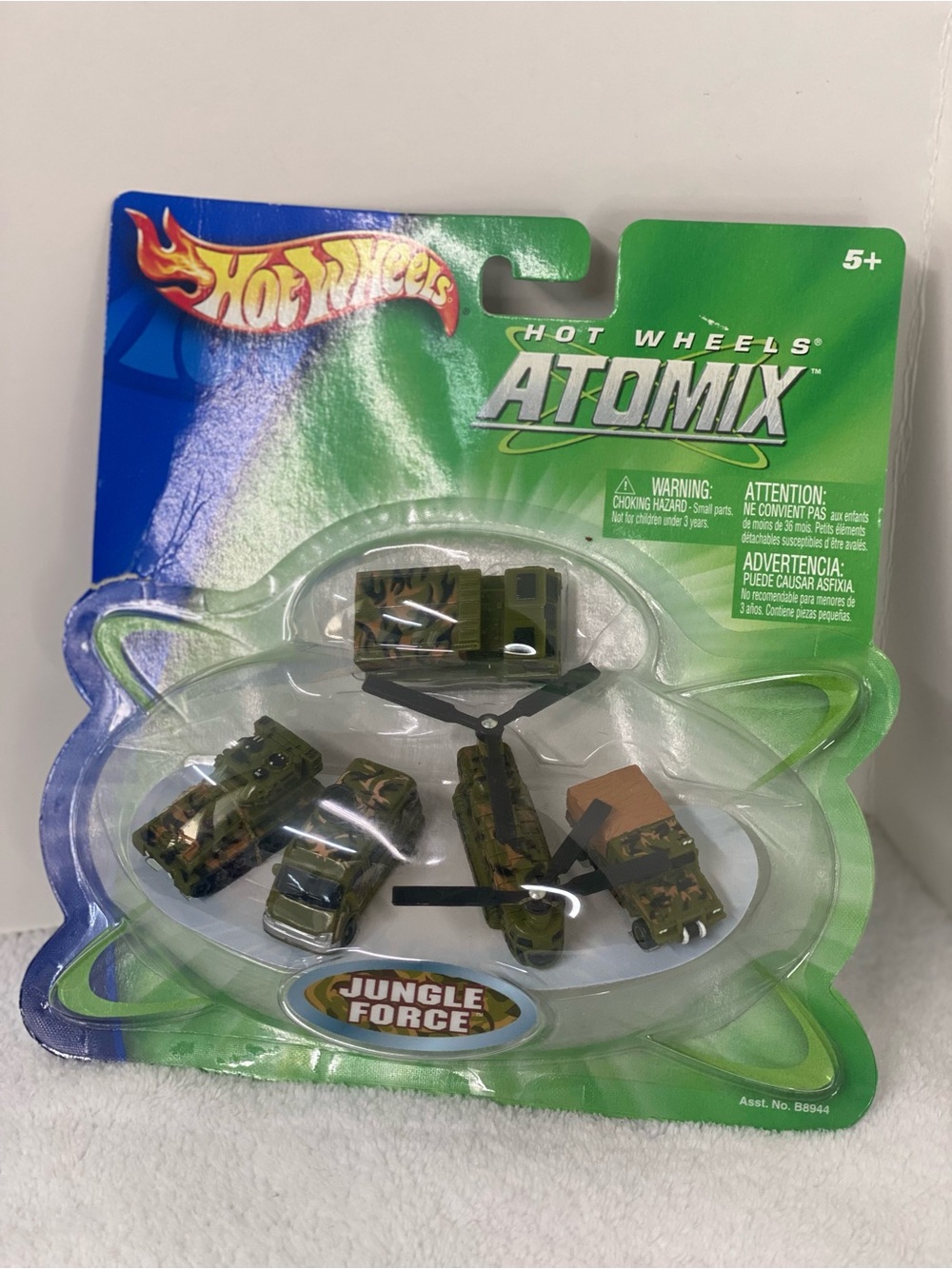 Hot Wheels Atomix Jungle Force Camouflage Military Vehicle Set  Five Camouflage